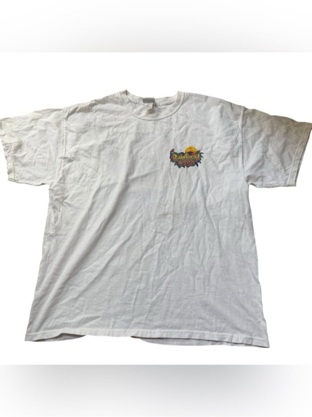 Rainforest Cafe Vintage Short Sleeve Shirt Size XL